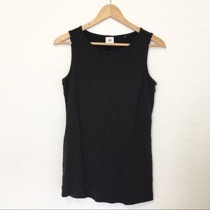 CAbi Dark Charcoal Gray Tank Top